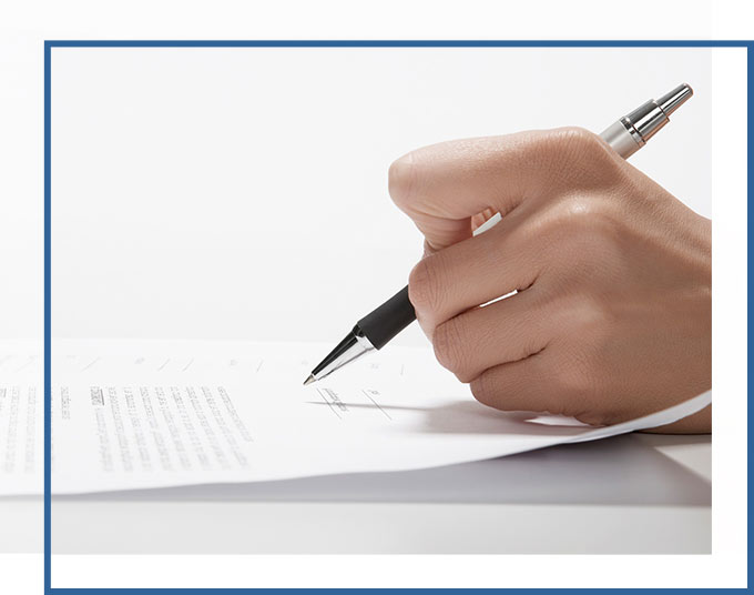 Hand Signing Agreement | Assessment Collection Attorneys GD&C Law